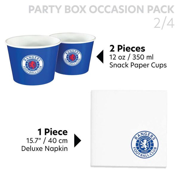 Rangers FC Matchday Pack for 2 | Official Party Supplies - Image 4
