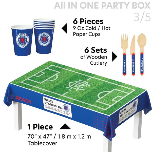 Rangers FC Party Box for 6 | Official Party Supplies - Image 6